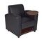 Regency Nova Seating > Soft Seating > Armchairs, Black Seat, Black Back, 31 W 29 L 33 H, Fixed Arms 7701JVBK2PK - alternate 3